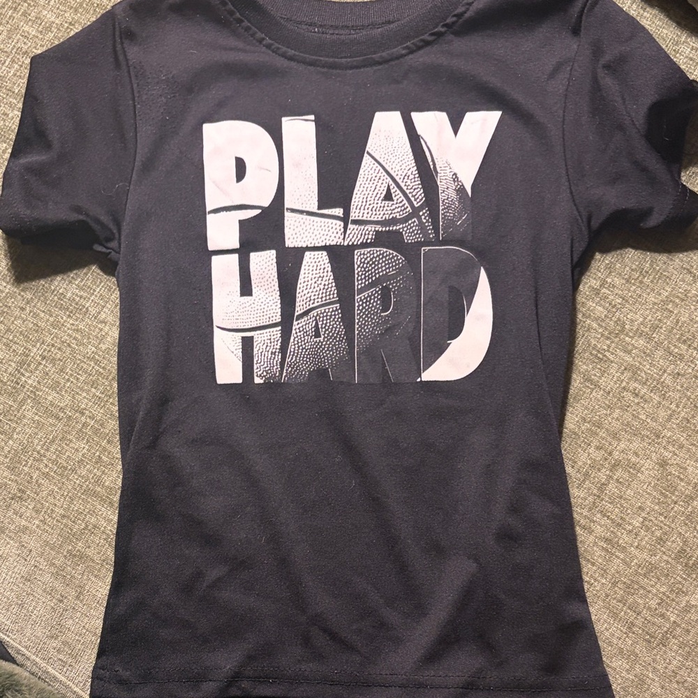 Stylish Black Kids Tee with Playful Print